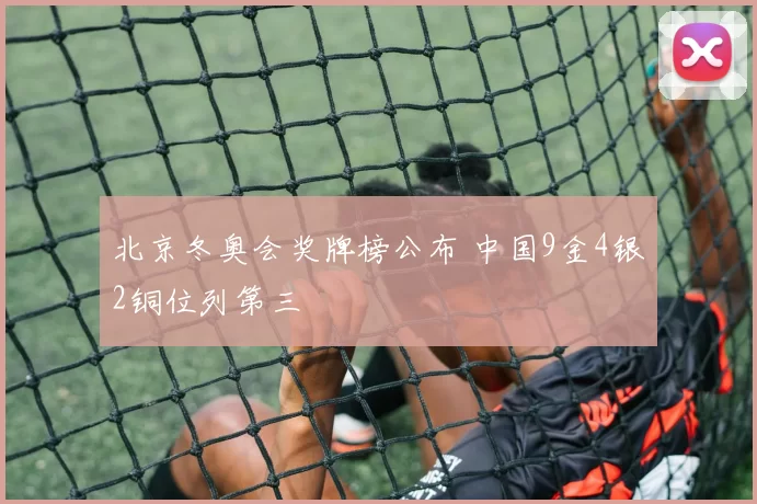 北京冬奥会奖牌榜公布 中国9金4银2铜位列第三